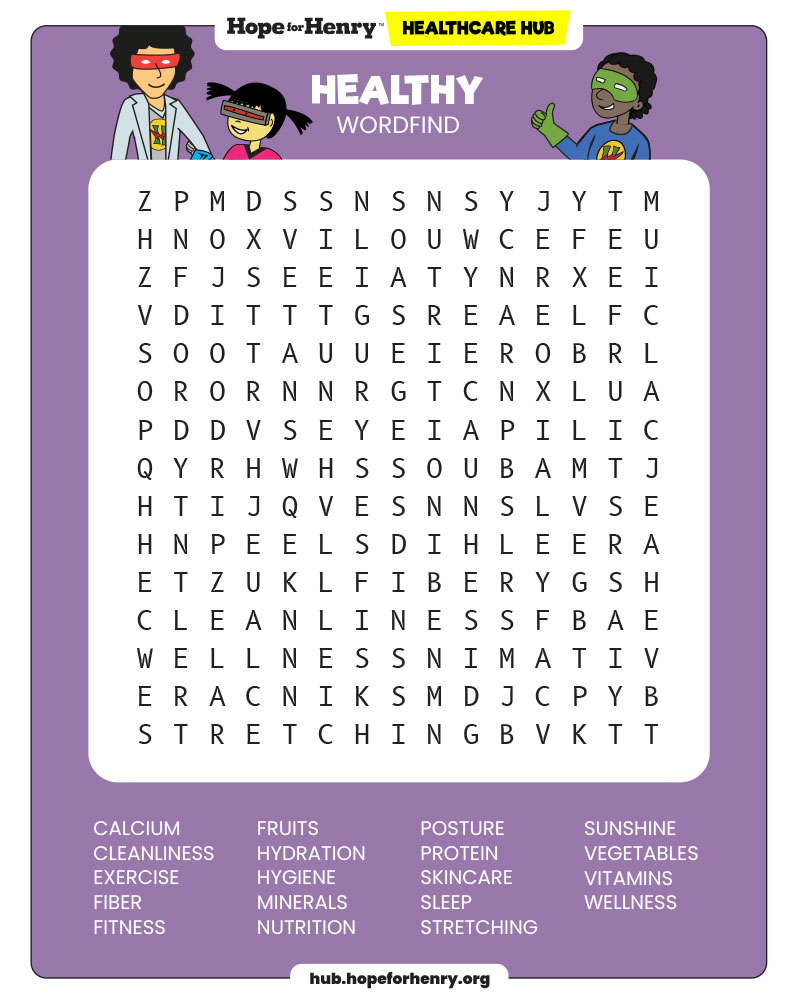 Healthy Wordfind